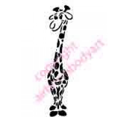 0276 giraffe reusable stencil